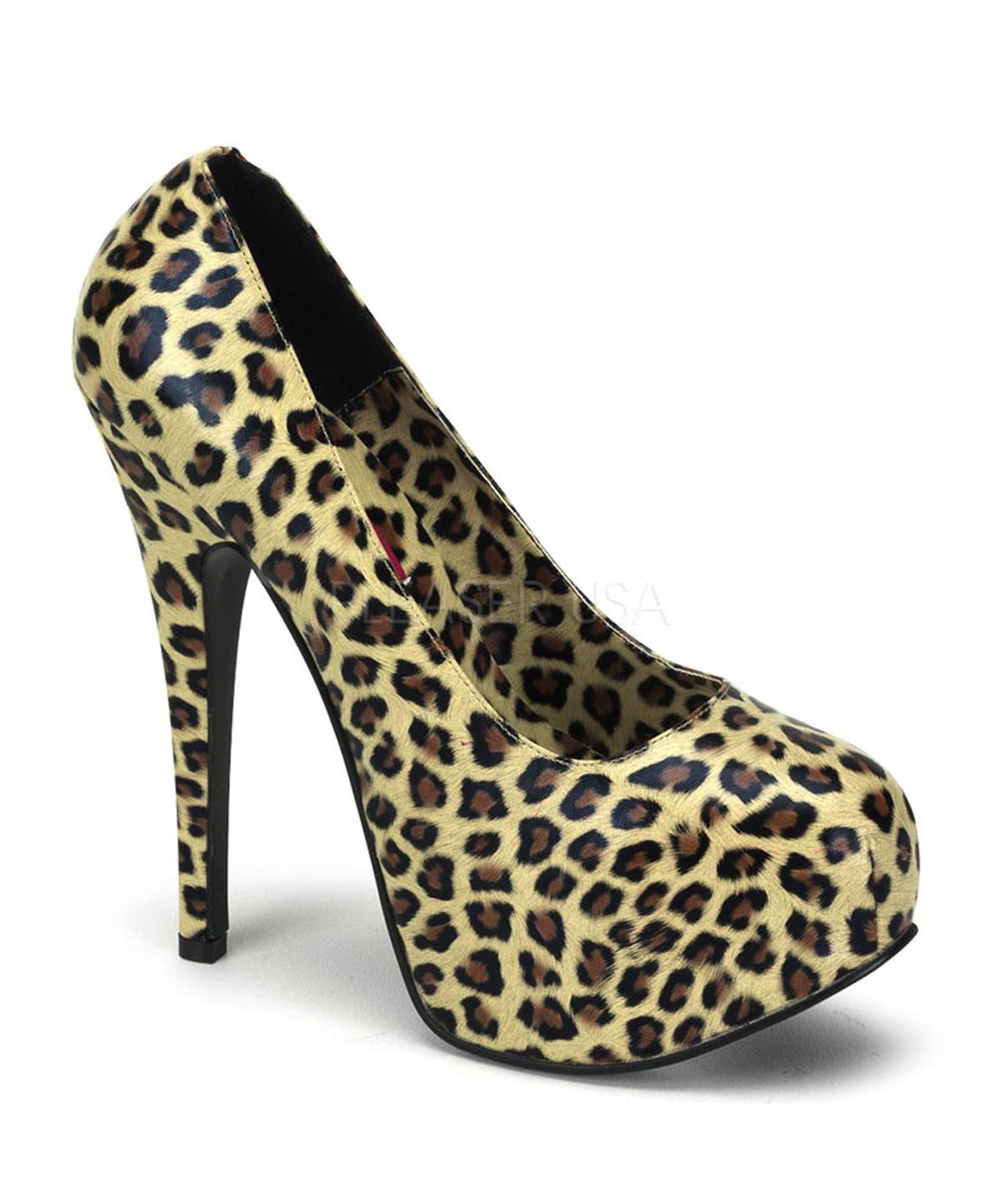 Chaussures l�opard-Pin-up