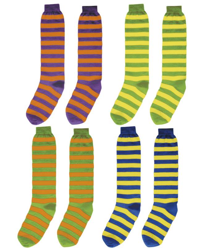 Chaussettes Clown Fluo