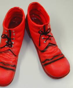 Chaussures de clown-Godasses rouges