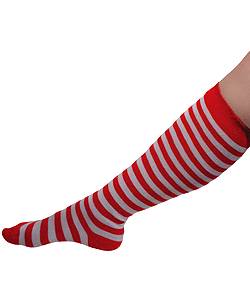 Chaussettes clown rouge
