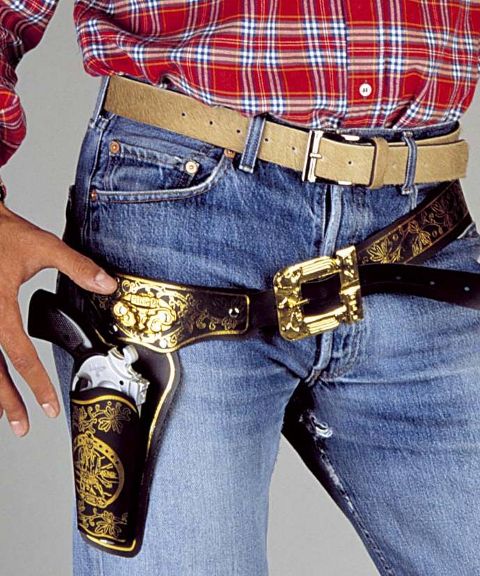Ceinturon de Cow-Boy-Holster luxe XL
