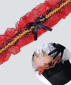 Jarretiere rouge
