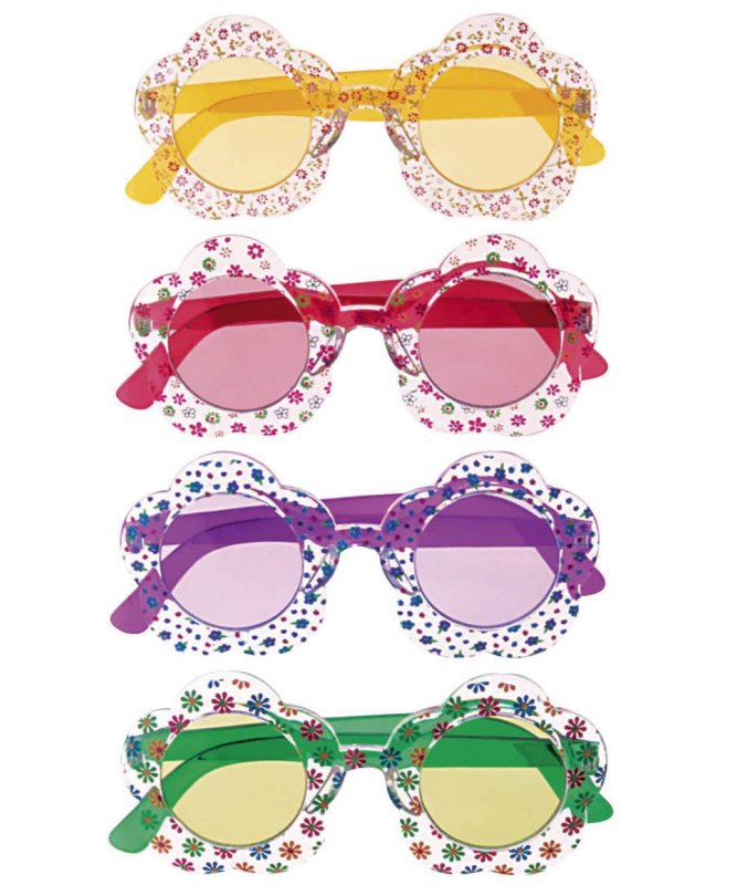 Lunettes Hippy Flower
