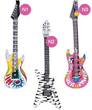 Guitare gonflable s�rie 1