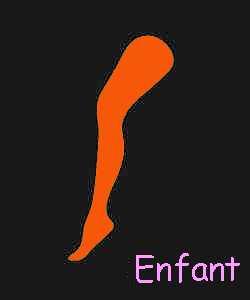 Collant Orange Enfant