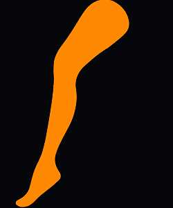 Collant Orange Adulte