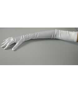 Gants Lycra Blanc 60cm