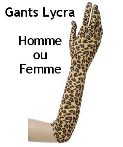 Gants L�opard 42cm