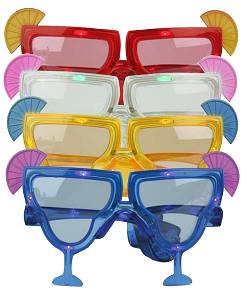 Lunettes cocktail LED