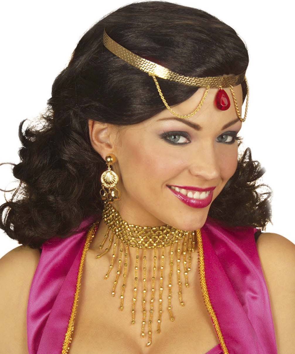 Collier perles or