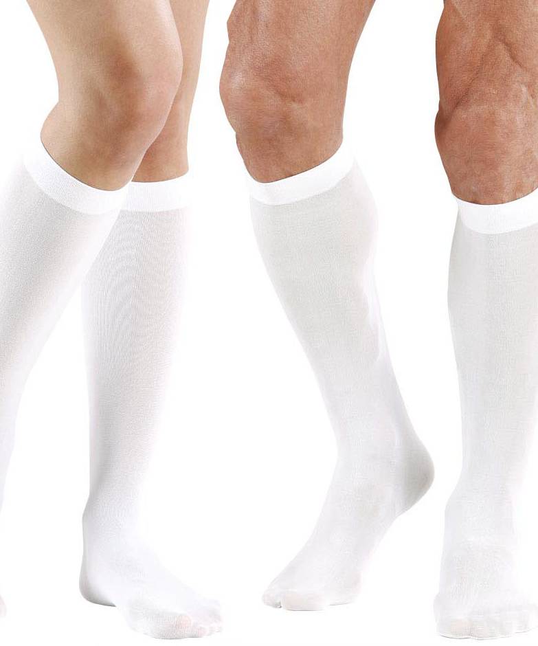 Mi-bas blanc Mixte