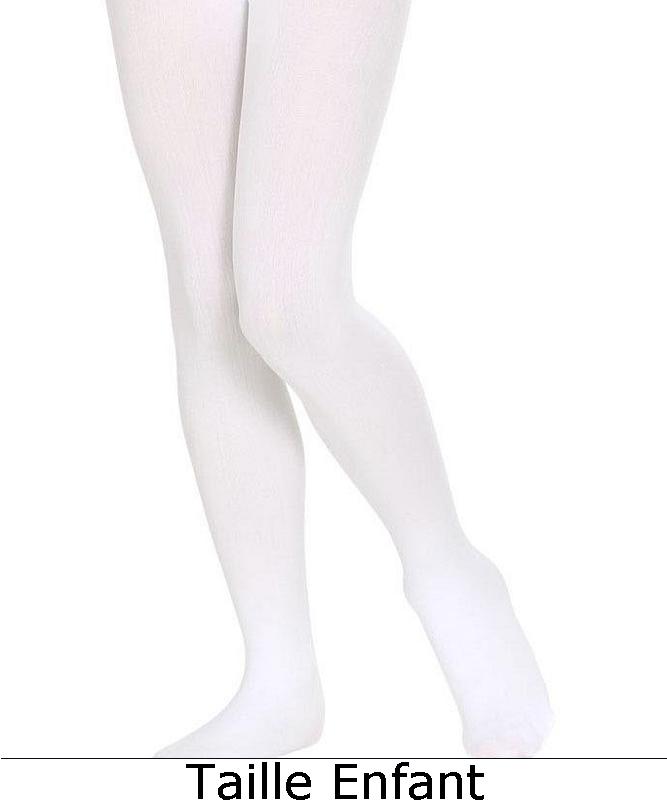 Collant Enfant blanc M1