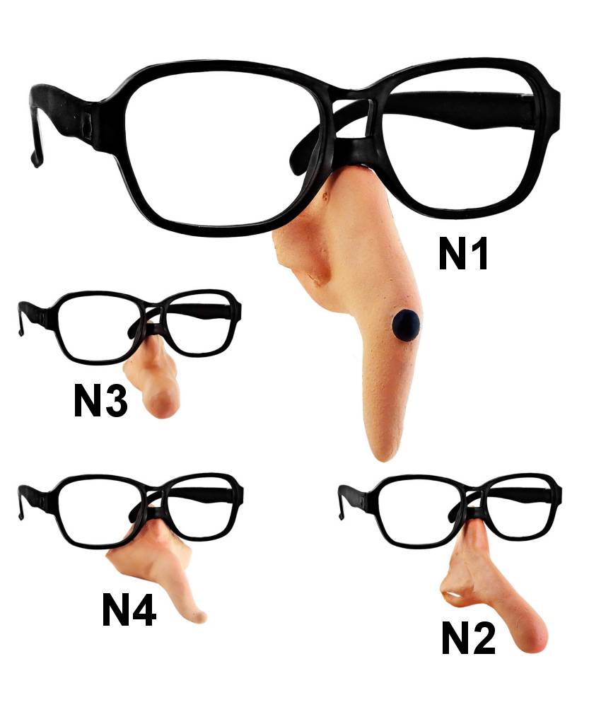 Lunettes avec nez