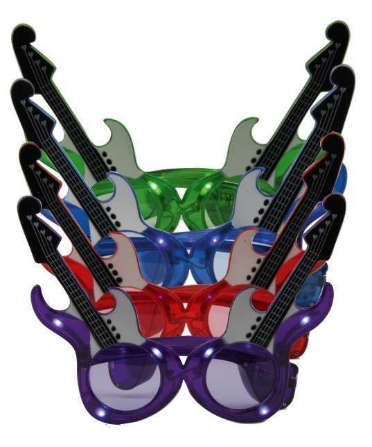 Lunettes guitare LED