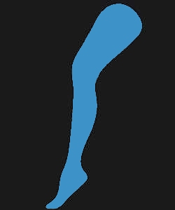 Collant Bleu Azur Adulte