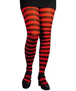 Collant ray� rouge-noir M3