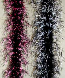 Boa noir+fuschia Star