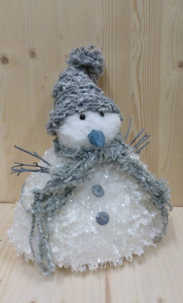D�coration de No�l : Bonhomme neige 35cm