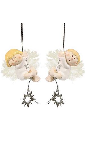 D�coration de No�l : Ange �toile 5,5cm