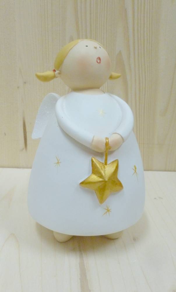 D�&coration de No�l : Ange blanc 14cm