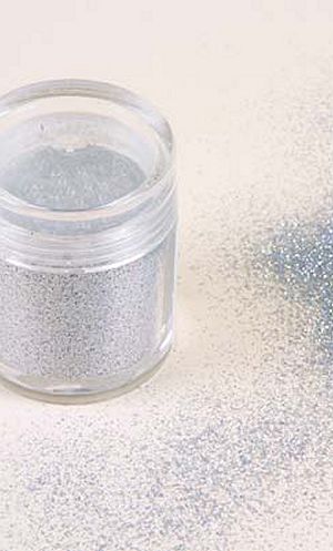 D�coration de No�l : Paillettes argent