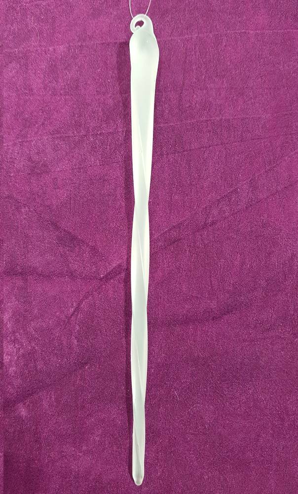 D�coration de No�l : C�ne en verre d�coratif 20cm par 6