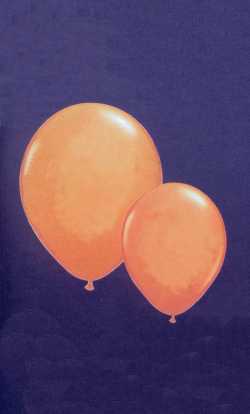 Ballon orange (Lot de 10)