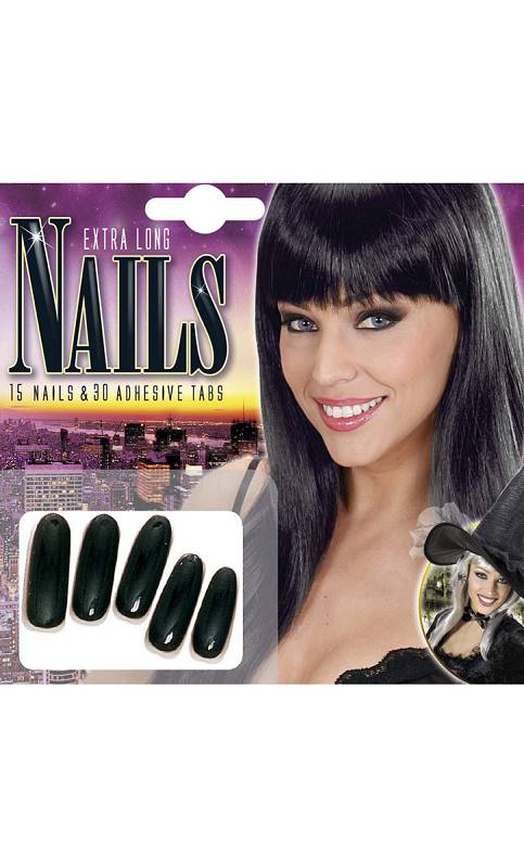 Faux ongles noirs