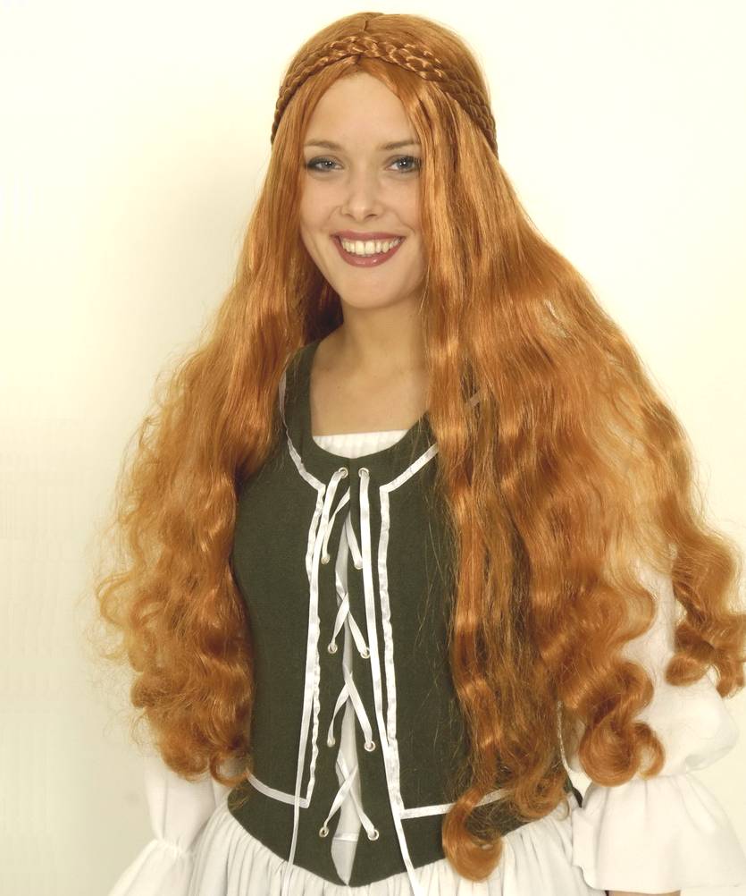 Perruque M�di�vale  rousse 2