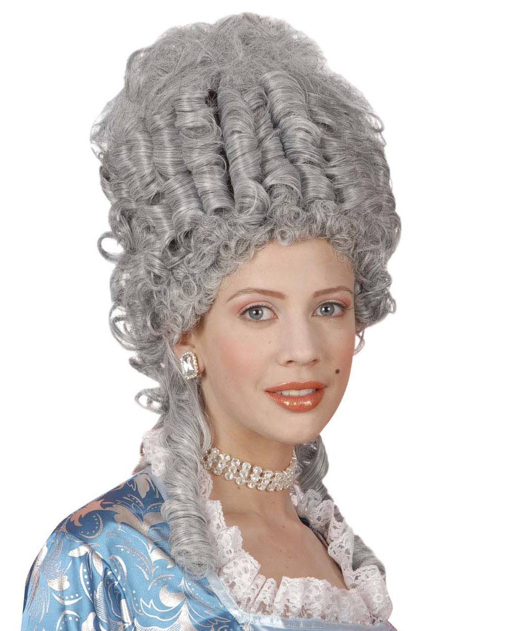 Perruque Marquise Marie Antoinette grise