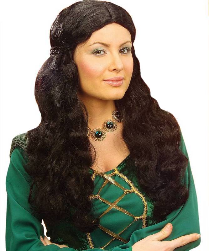 Perruque M�di�vale Brune M1