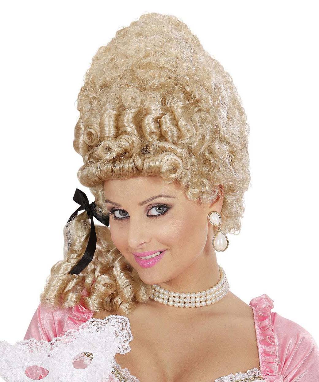 Perruque Marie Antoinette blonde M1