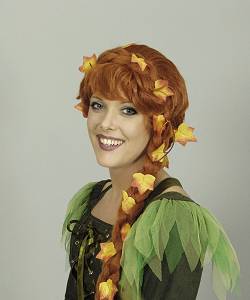 Perruque M�di�vale Rousse M1