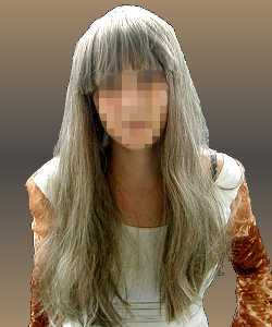 Perruque Fran�oise brun/blond S01