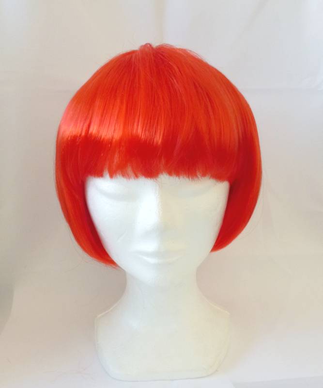 Perruque Valentine rouge