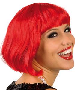 Perruque Petit prix-Carr� Rouge M1