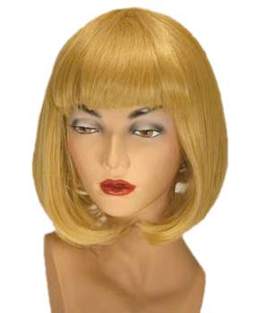 Perruque Carr� mi-long blond