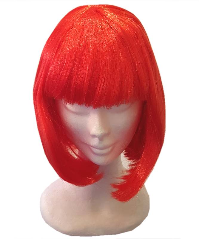 Perruque Carr� rouge