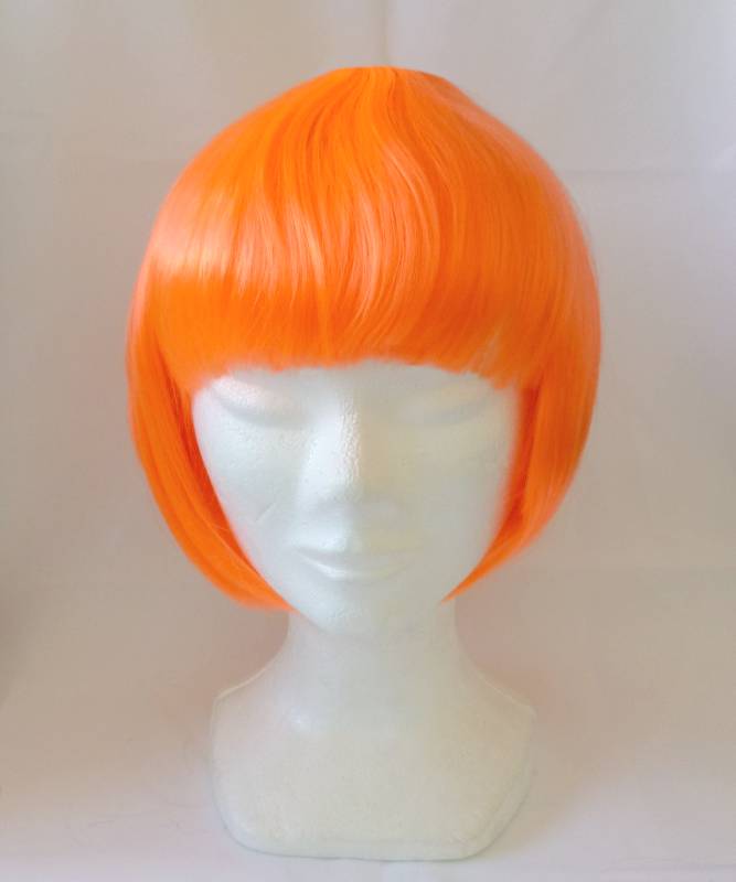 Perruque Valentine orange