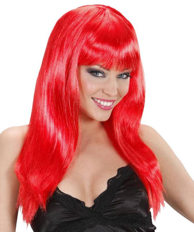 Perruque Longue rouge M2