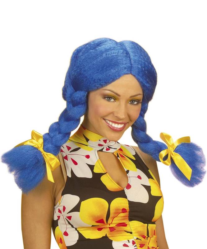Perruque Dolly 2 bleue