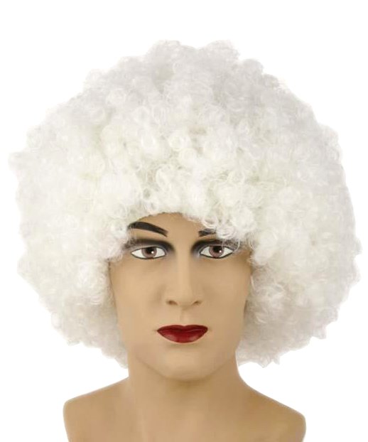 Perruque Jumbo blanche S016894