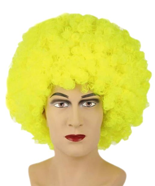 Perruque Jumbo jaune