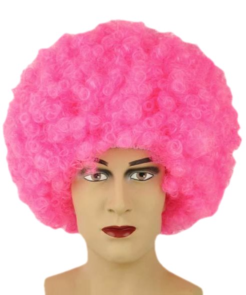 Perruque Jumbo rose