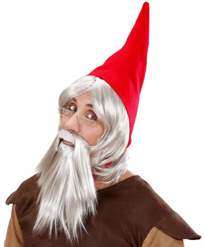 Perruque Set lutin rouge