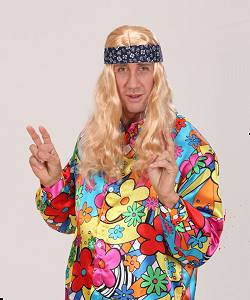 Perruque Hippy Blond M2