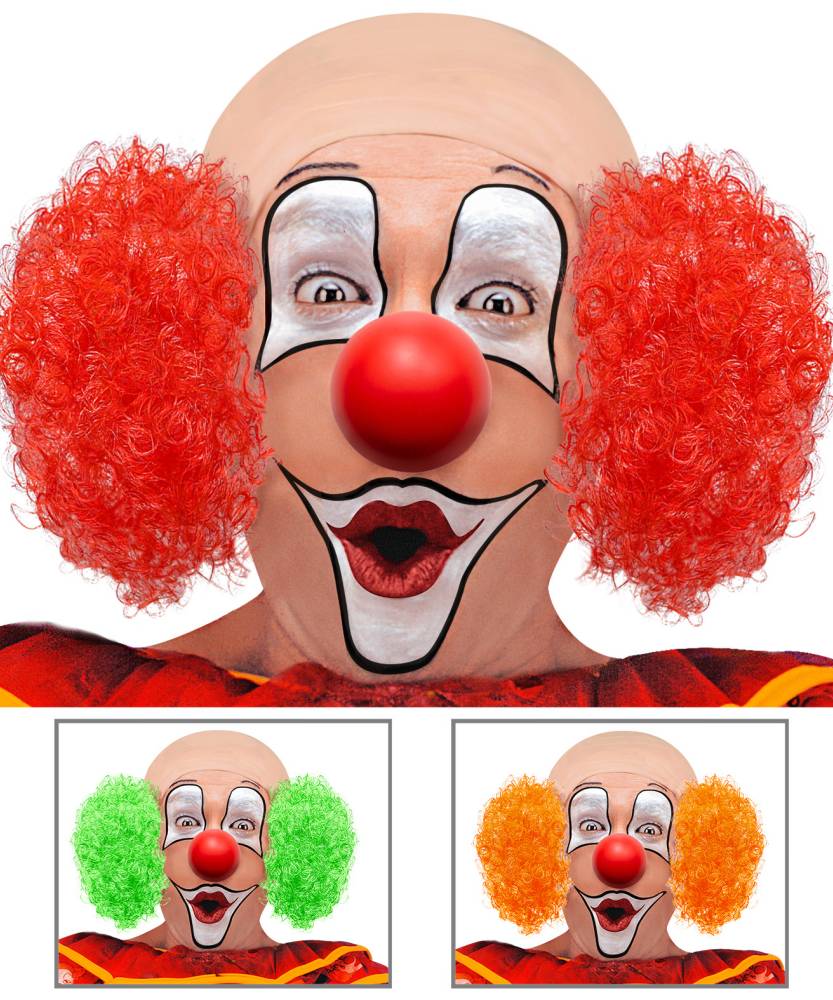 Perruque Clown verte AD2