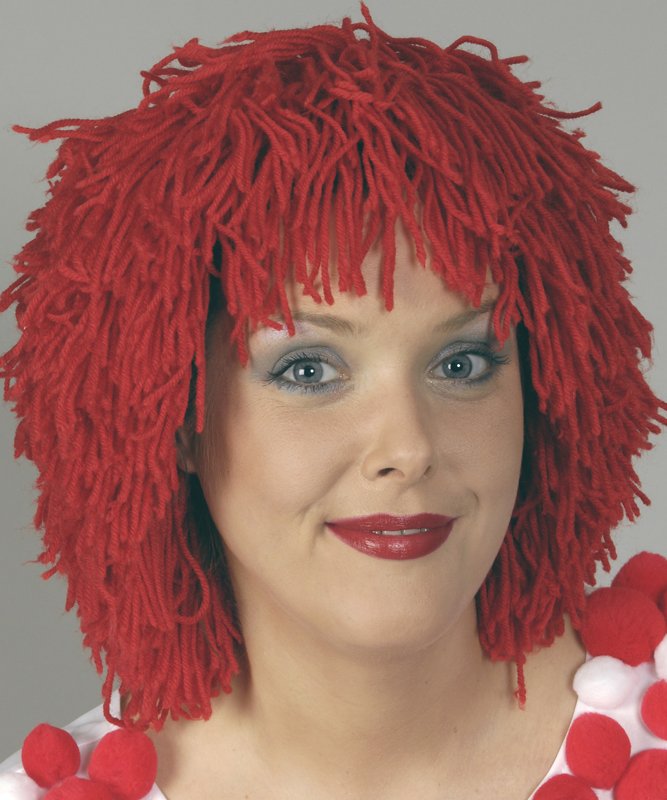 Perruque Laine rouge