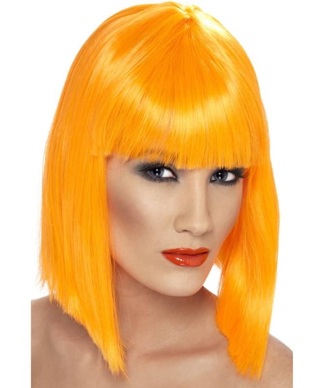 Perruque Cabaret Orange Mod 1