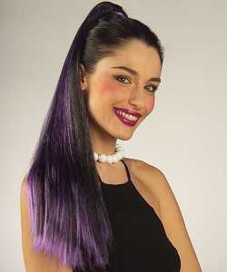 Perruque Kayla violet